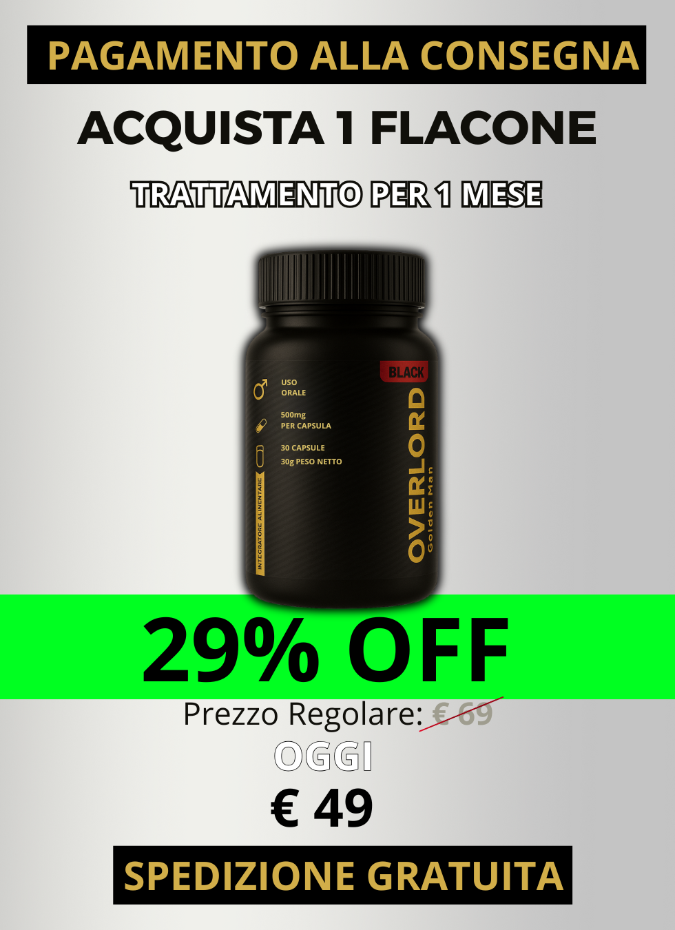 OverLord Golden Man (1 Mesi) BACK REDIRECT