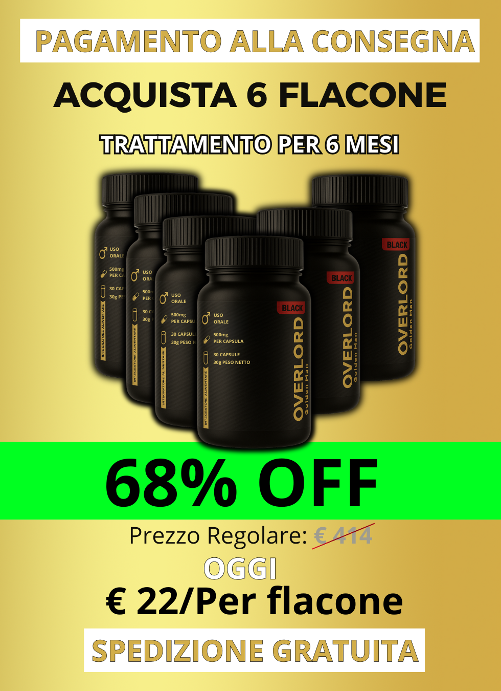 OverLord Golden Man (6 Mesi) BACK REDIRECT