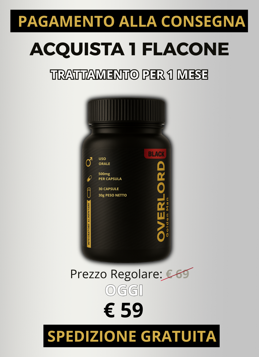 OverLord Golden Man (1 Mesi)